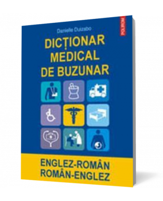 Dictionar medical de buzunar englez-roman/ roman-englez - Coperta 3D