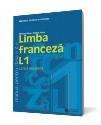 Limba franceza L1. Manual. Clasa a X a - Coperta 3D