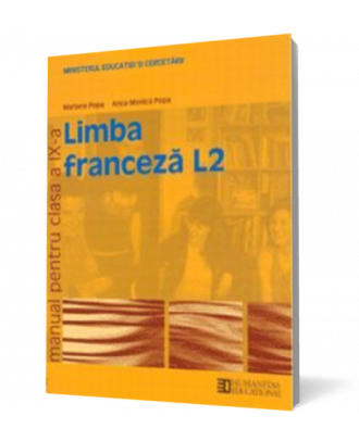 Limba franceza L2. Clasa a IX a - Coperta 3D
