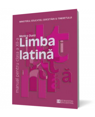 Limba latina. Manual pentru clasa a XII-a - Coperta 3D