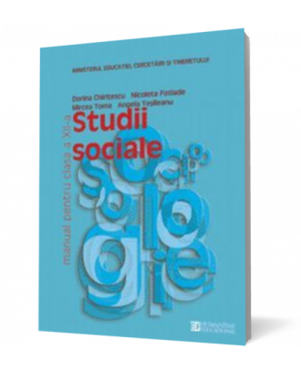 Studii sociale. Manual. Clasa a XII a - Coperta 3D