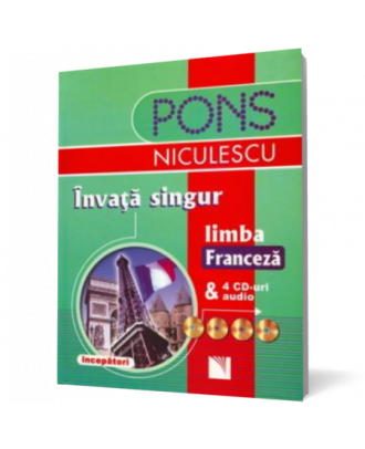 Invata singur limba franceza - Coperta 3D