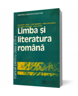 Limba si literatura romana.Manual pentru clasa a IX-a - Coperta 3D
