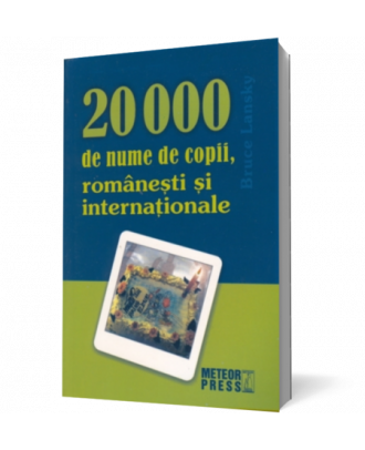 20000 de nume de copii, romanesti si internationale - Coperta 3D
