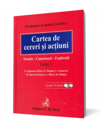 Cartea de cereri si actiuni - Coperta 3D