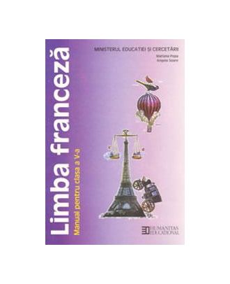 Limba franceza. Manual pentru cl a V-a - Coperta