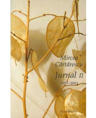 Jurnal vol. II, 1997-2003 - Coperta