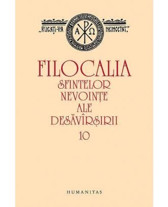 Filocalia sfintelor nevointe ale desavarsirii X - Coperta