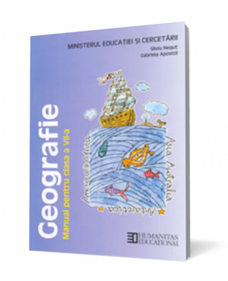 Geografie. Manual pentru clasa a VII-a - Coperta 3D