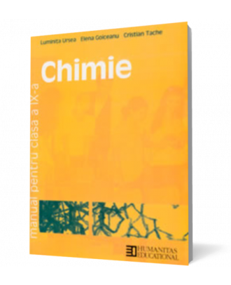 Chimie. Manual pentru clasa a IX-a - Coperta 3D