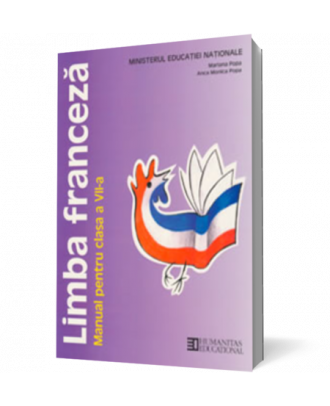 Limba franceza. Manual pentru cl a VII-a - Coperta 3D