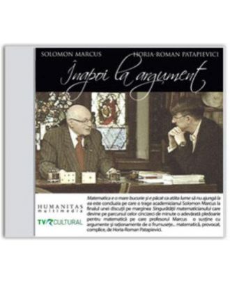 Înapoi la argument cu Solomon Marcus - Coperta