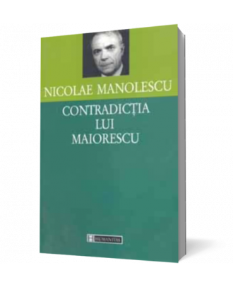 Contradictia lui Maiorescu - Coperta 3D