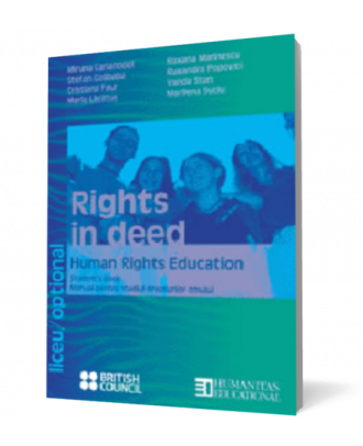 Rights in deed. Human rights education. Students book. - Coperta 3D