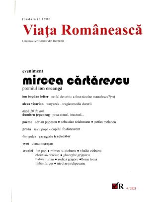 Revista Viața Românească 4/2025
