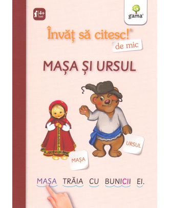 Invat sa citesc de mic. Masa si ursul