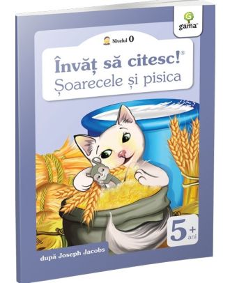 Învăț să citesc! Șoarecele și pisica