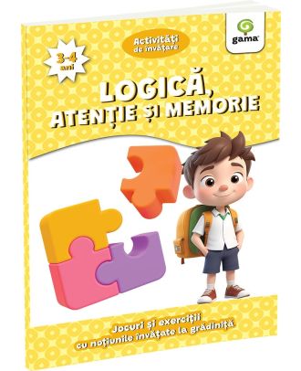 Logică, atenție și memorie • 3-4 ani. Activități de învățare