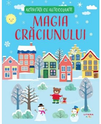 Magia Craciunului. Activitati cu autocolante