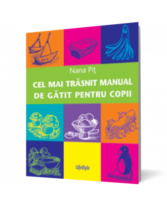 Manual de gatit pentru copii - Coperta 3D