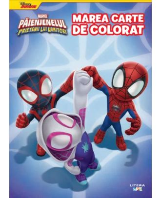 Marvel. Păienjenelul și prietenii lui uimitori. Marea carte de colorat