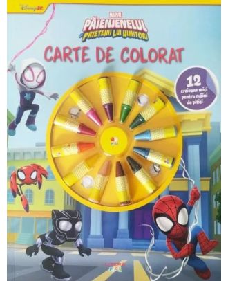 Paienjenelul si prietenii lui uimitori. Carte de colorat
