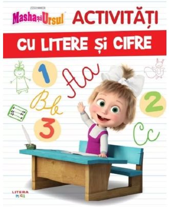 Masha si Ursul. Activitati cu litere si cifre
