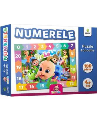 Numerele. Puzzle educativ 100 de piese