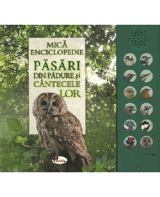 Păsări din pădure și cântecele lor (carte cu sunete)