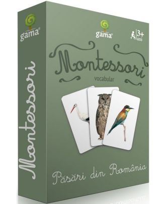 Pasari din Romania. Carti de joc educative