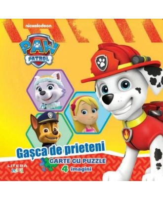 Patrula Catelusilor. Gasca de prieteni. Carte cu puzzle