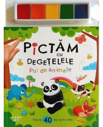 Pictam cu degetelele. Pui de animale