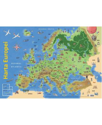 Plansa. Harta Europei