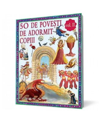 50 de povesti de adormit copiii 2 - Coperta 3D