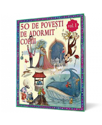 50 de povesti de adormit copiii - Coperta 3D