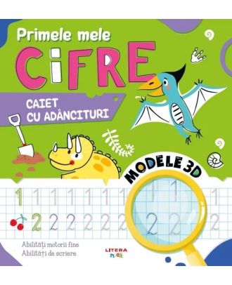 Primele mele cifre. Caiet cu adancituri