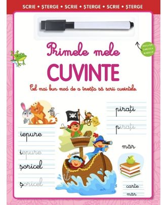 Primele mele cuvinte. Scrie, sterge