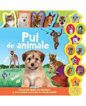 Pui de animale. Carte cu sunete