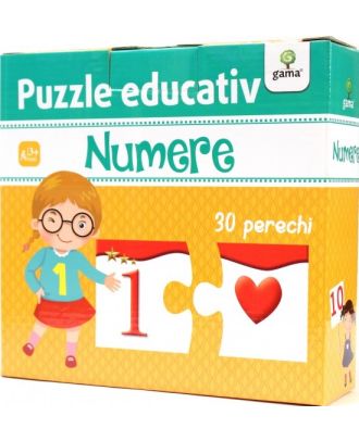 Puzzle educativ: Numere