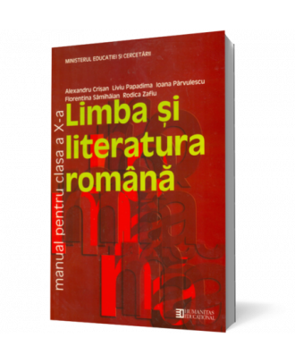 Limba romana cls 10 manual - Coperta 3D