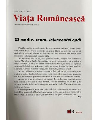 Revista Viața Românească 4/2024
