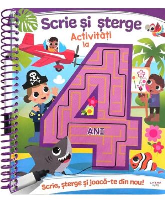 Scrie si sterge. Activitati la 4 ani
