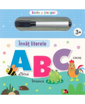 Scrie si sterge! Invat literele ABC