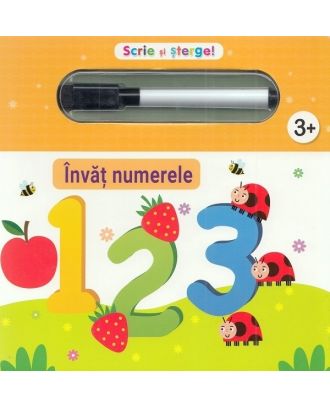 Scrie si sterge! Invat numerele 123