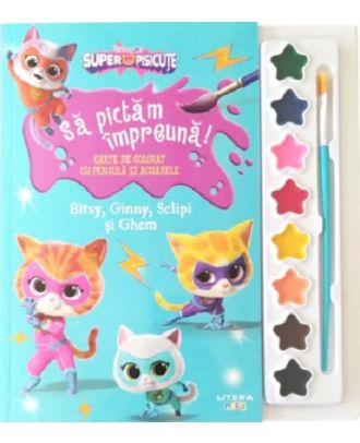 Superpisicute. Sa pictam impreuna! Bitsy, Ginny, Sclipi si Ghem