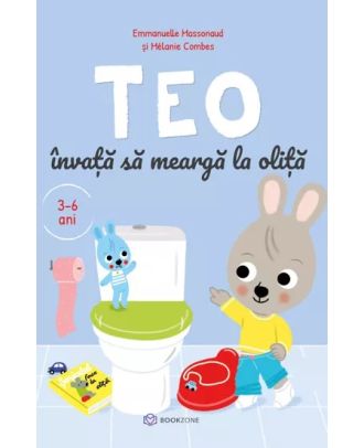 Teo învață să meargă la oliță