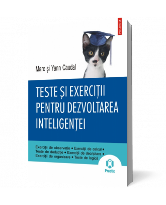 Teste şi exerciţii pentru dezvoltarea inteligenţei - Coperta 3D