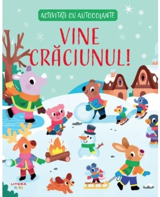 Vine Craciunul! Activitati cu autocolante