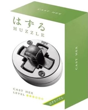 Huzzle Cast Hex. Puzzle mecanic