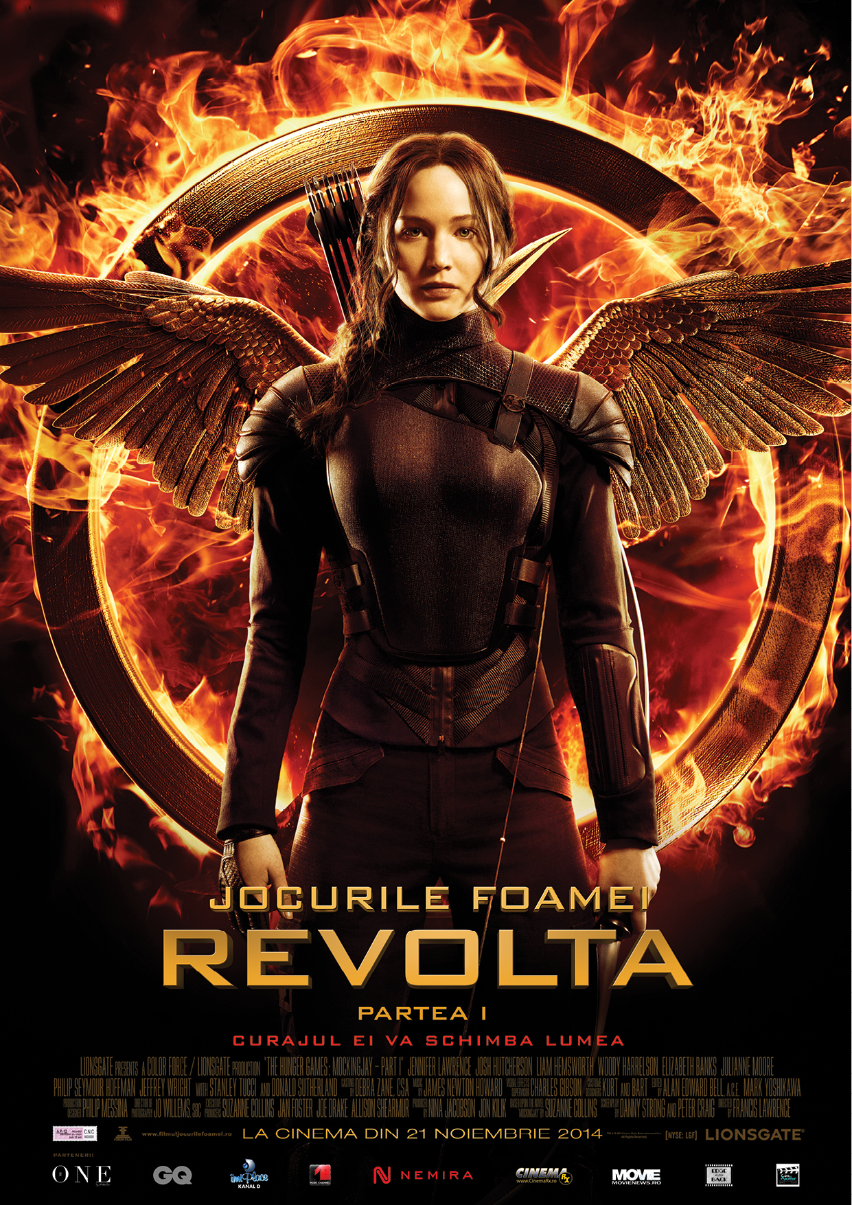 The Hunger Games: Mockingjay/ Jocurile foamei: Revolta (DVD) actiune